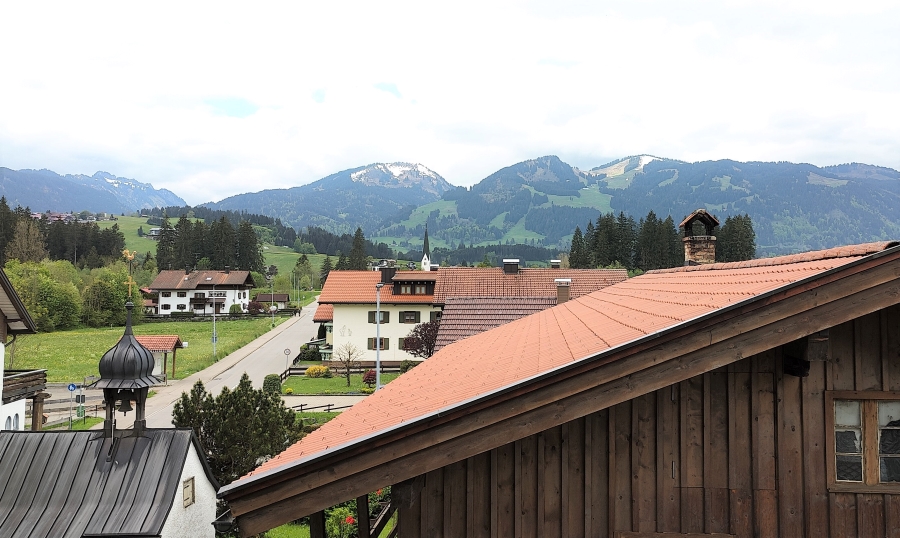 Aussicht vom Balkon Doppelzimmer Wannenkopf